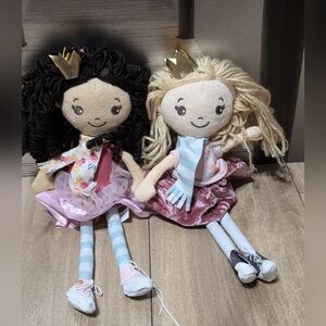 Adorable Doll Set with Crowns